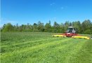 Erster Schnitt vom Kleegras